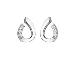 Stříbrné náušnice Hot Diamonds Much Loved DE729