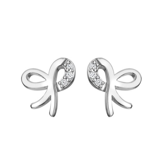 Stříbrné náušnice Hot Diamonds Much Loved DE730