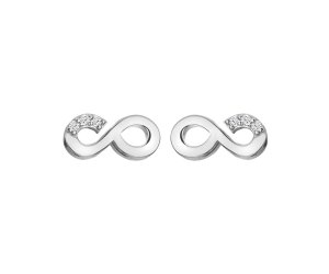 Stříbrné náušnice Hot Diamonds Much Loved DE731