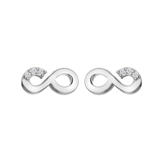 Stříbrné náušnice Hot Diamonds Much Loved DE731