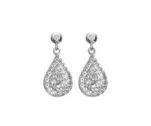 Stříbrné náušnice Hot Diamonds Glimmer DE735