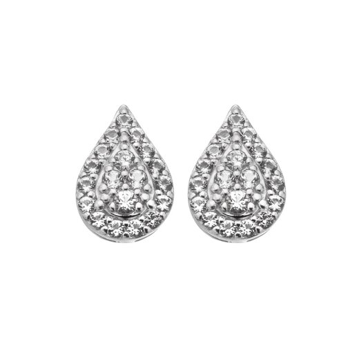 Stříbrné náušnice Hot Diamonds Glimmer DE736