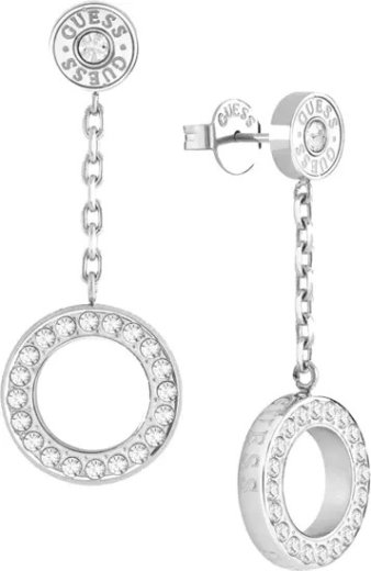 Náušnice GUESS Circle Lights JUBE03161JWRHT