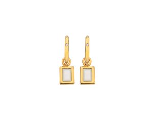 Stříbrné náušnice Hot Diamonds X Gemstones DE765