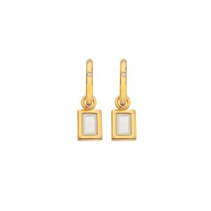 Stříbrné náušnice Hot Diamonds X Gemstones DE765