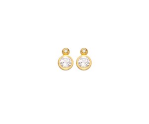 Stříbrné náušnice Hot Diamonds X Gemstones Droplet DE774