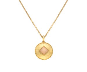 Stříbrný přívěsek Hot Diamonds X Gemstones Coin DP936