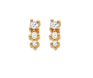 Stříbrné náušnice Hot Diamonds x Jac Jossa Hope DE758