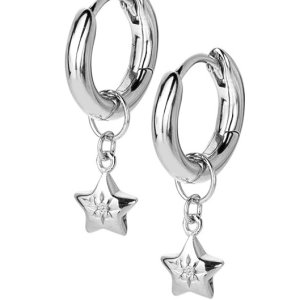 Stříbrné náušnice Hot Diamonds Most Loved DE719