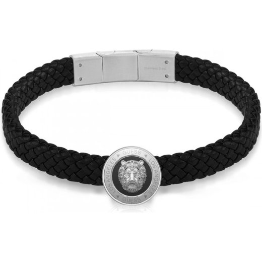 Pánský náramek GUESS Lion King JUMB01312JWSTBKT